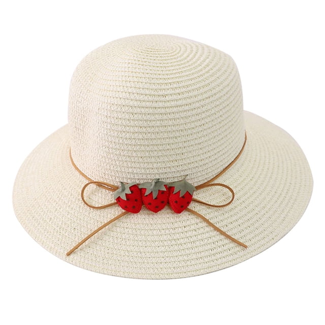 Sombrero de paja de ala grande para mujer, con circunferencia de 56 a 58 cm, bonito sombrero de verano con protección solar, sombrero de pescador