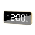 thumbnail image 1 of Toystoory Reloj despertador digital LED Snooze Relojes con tira de USB Espejo Electrónico Sala de estar Oficina Cocina Decoración Electrodomésticos Oro Toystoory HA083593-03B, 1 of 6