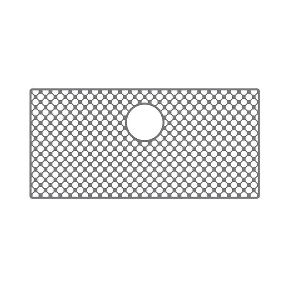 Silicone Sink Mat For Kitchen Nonslip Heat Resistant Design With Center Drain