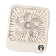 thumbnail image 3 of Mini ventilador portátil de 5 velocidades, recargable por USB, para mesa, camping, interior y coche. Beige, 3 of 9