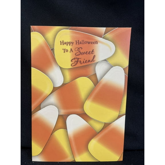 Happy Halloween Sweet Friend Greeting Card w/Envelope