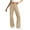 Khaki, variant on SBYOJLPB Women's Pants Plus Size Womens Casual Solid High Waist Outdoor Pocket Pants Overalls Khaki 10(XL)