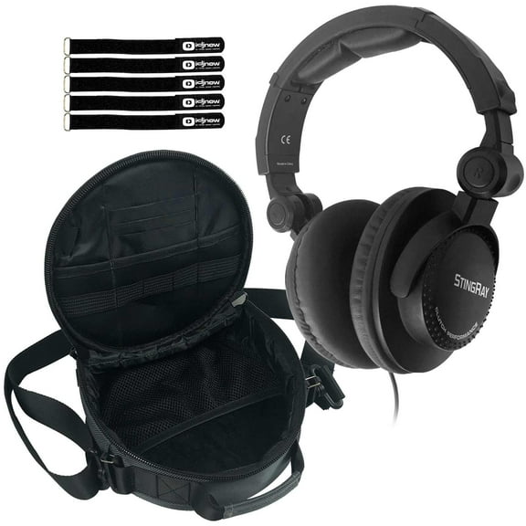 Clutch Stingray Performance DJ Headphones with Headphone Gear Bag Package