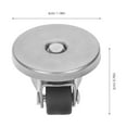 thumbnail image 2 of Toyvian 4-Pack Invisible Adhesive Caster Wheels for Furniture and Kitchen Appliances, Wear-Resistant Design, 2 of 8
