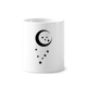thumbnail image 1 of Luna estrella colgante Cepillo de dientes titular de la pluma Mug de ceramica blanca taza 350ml, 1 of 2