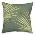 thumbnail image 2 of Creative Products Palm Leaves Green 16 x 16 Indoor / Outdoor Pillow, 2 of 3