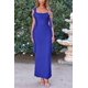 thumbnail image 4 of Vestido PRETTYGARDEN 2025 Verano Sin Mangas Maxi Azul Talle L, 4 of 8