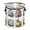 Colorful Vehicles Trucks, variant on Pop-Up Collapsible Laundry Hamper With Zippered Lid Dual Handles 50L The Cute Peach Fairy