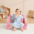 thumbnail image 5 of Toddler Couch, Toddler Chair Folding, Kids Couch 2 in 1 Kids Sofa Glow in The Dark Couch, Gifts Sleeper for Girls Boys - Pink Unicorn, 5 of 7