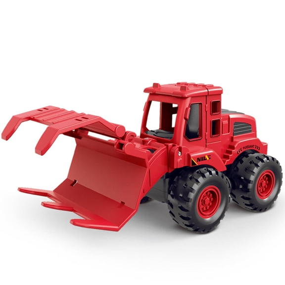 BESTSKY 2026 New Toy Cars Eco-Friendly Excavator Toy Safe Kids Toys Boys 6-8 for Playroom Outdoor Travel Red