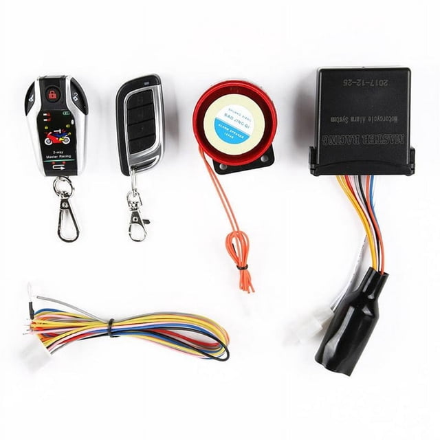 pertain New High Quality 2 Way Motorcycle Alarm Remote Engine Moto Protection Weatherproof For Any 12V Motorcycles