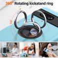 thumbnail image 4 of KOMI for Google Pixel 7 Case, Slim Fit Shockproof Protective Phone Case for Pixel 7, Military-Grade Drop Protection with Ring Kickstand [Magnetic Car Mount Feature] Case for Google Pixel 7 Sierra Blue, 4 of 5