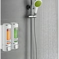 thumbnail image 4 of 1X Double-Head Soap Dispenser 400Ml Dual Head Wall Mount Shower Bath Washing Lotion Soap Shampoo Dispenser, 4 of 6