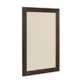 thumbnail image 2 of DesignOvation Beatrice Framed Linen Fabric Pinboard, 18x27, Walnut Brown, 2 of 5
