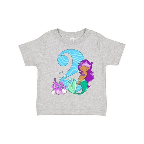Inktastic Second Birthday Mermaid Girls Toddler T-Shirt