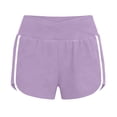 thumbnail image 3 of yillto Running Shorts for Womens Casual Sport Shorts with Pockets Elastic Waist Loose Athletic Shorts, 3 of 4