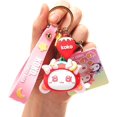 thumbnail image 1 of Llavero para mujer, llavero de conejo estrella y luna, abalorio de conejo demonio, accesorio para bolso, regalo para mejor amiga, 1 of 5