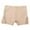 Beige, variant on PMVFHDE Womens Ice Silk Seamless Boyshorts Smooth Solid Color High Waist Lace Edge Briefs Panties For Women Beige，L