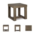 thumbnail image 2 of Bowery Hill Table d'Appoint Carrée en Brun Grisâtre, 2 of 8