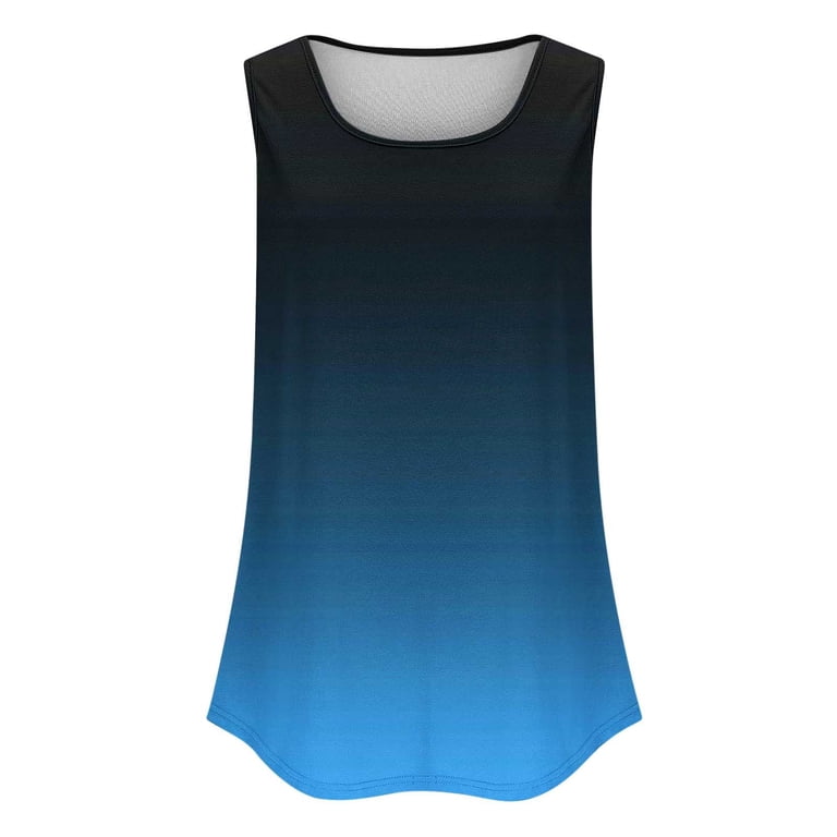 Women's Sleeveless Crew Neck Boho Top - Loose Fit Cotton Linen Tank For Summer