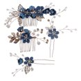 thumbnail image 4 of GOOHOCHY 1 juego de peineta de flores para el pelo, horquilla para el pelo de novia, accesorios para el pelo de boda, 4 of 7