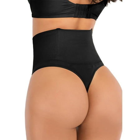 

FALEXO Women Postpartum High Waist Waist Trainning Hip Enhancer Panties Cincher Girdle Tummy Control Butt Lifter Thong Panty Shapewear