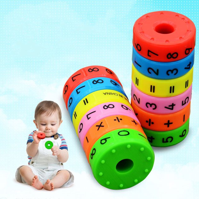 Gwong Juguete 6 unids Matemáticas magnéticas Números aritméticos Cilindro Juguetes Niños Aprendizaje temprano Gwong 21019148