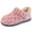 Pink, variant on LongBay Women's Warm Wool Yarn Cable Knitted Bootie Fuzzy Slippers Memory Foam Anti-Skid Sole House Shoes Indoor Outdoor