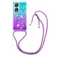 thumbnail image 1 of Funda para Honor 90 5G Brillantina Líquida Divertida Reluciente y con Cristales en Movimiento Cuerpo Cruzado con Cordón Ajustable, 1 of 5