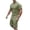 Green, variant on Mens 2 Piece Set, Men Sport Set Summer Outfit Short Sleeve Tee Shirts and Shorts Stylish Casual Tracksuit Set