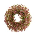 thumbnail image 3 of Corona colgante para puerta de entrada, corona de verano, corona de flores artificiales para Rosa roja, 3 of 9