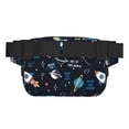 thumbnail image 3 of Fotbe Space Cangurera Cuadrada con Estampado de Doble Capa, Bolsa de Cintura Ajustable Mini para Hombres y Mujeres, 3 of 9