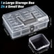 thumbnail image 2 of Caja Organizadora de Cuentas con Asa, 24 Cajas de Plástico Rectangulares para Almacenamiento, Mini Cajas Transparentes para Almacenar Cuentas, 2 of 5