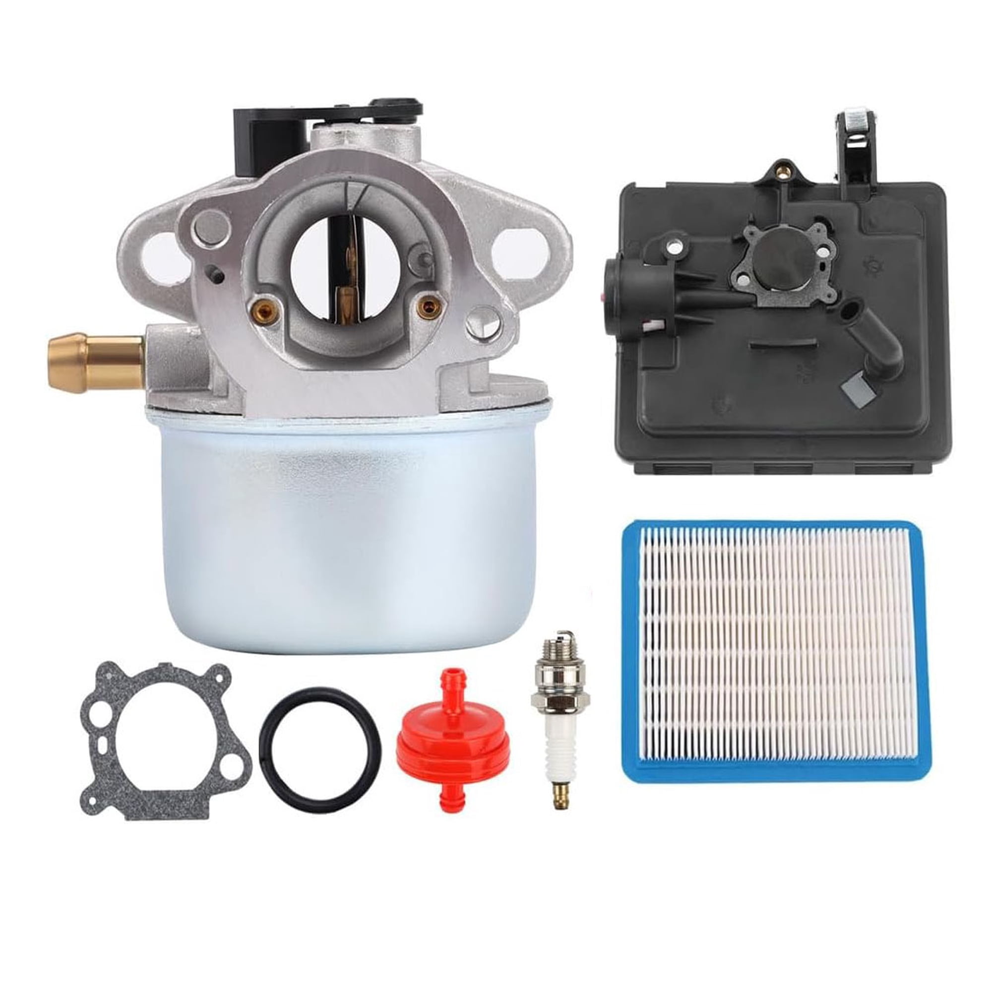 799868 Carburetor for 4-7 HP No Choke Engine with Gasket Fuel Carb Replaces 790821 799872 694202 693909 498254 497586 Toro Craftsman Snapper Lawn Mower Engine Parts (1-Pack)