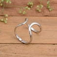 thumbnail image 3 of Sterling Silver Swan Neck Splint Ring – Handmade Adjustable Finger Ring for Rheumatoid Arthritis, PIP & DIP Support, 3 of 6
