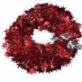 thumbnail image 3 of Red Star Garland Decorations with Wire Core, 24.6 Feet, Shiny Metallic Finish, for Christmas Tree and Mantle, Holiday Decoration, 3 of 4