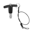 thumbnail image 1 of Unique Bargains T Handle Lock Pins, 3/8' Pin Dia. 25/64' Usage Length Stainless Steel Push-Button Quick Release Pin, 1 of 5