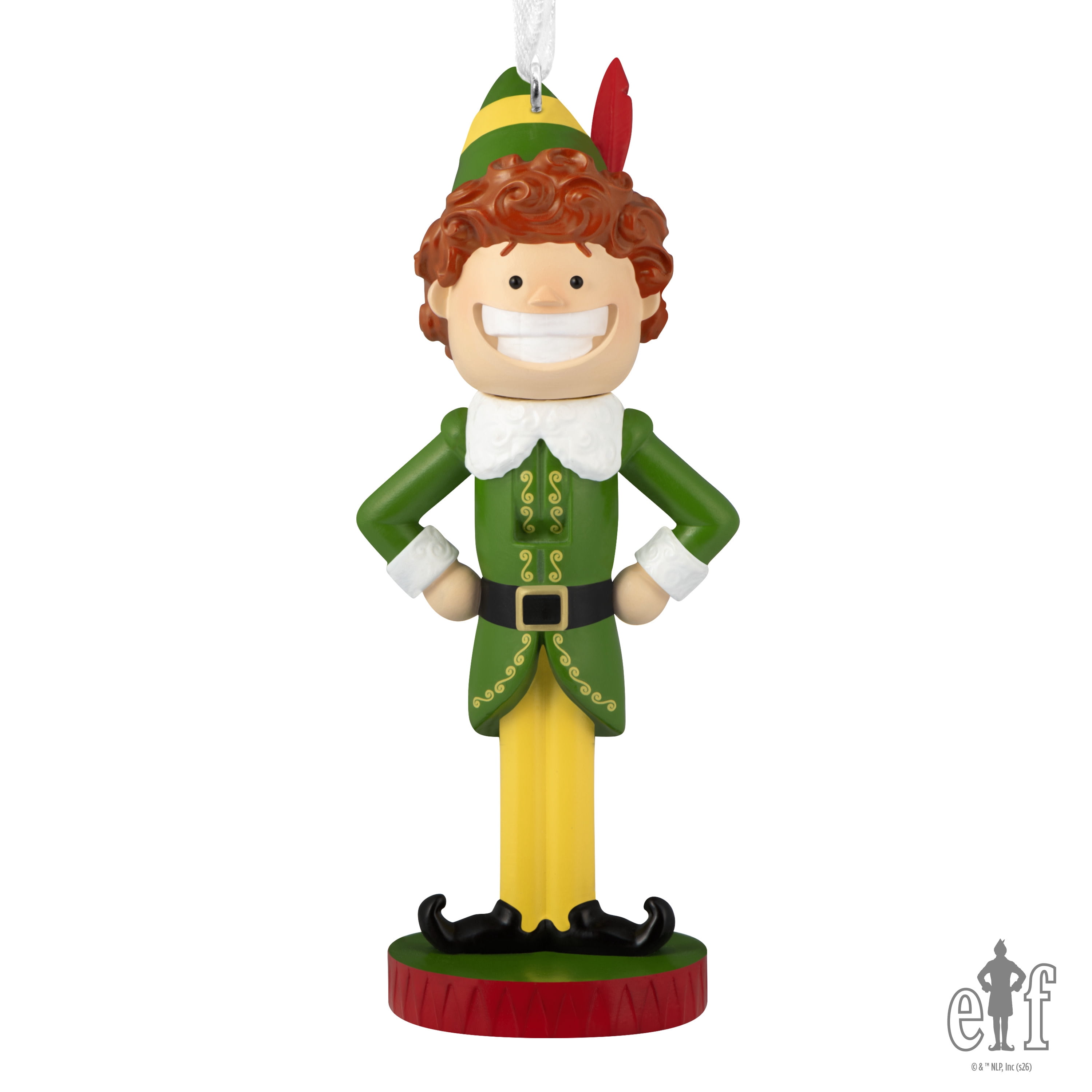Hallmark Christmas Ornament (Elf Buddy the Elf Nutcracker), 1 Count