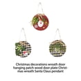 thumbnail image 2 of Yuarrent Guirnalda de Navidad Fiesta de Año Nuevo Árbol colgante Chimenea Ventana Puerta Guirnalda Signo Oficina Hotel Decoración Colgante Kits de decoración para fiestas Papá Noel rojo Yuarrent HA069784-01, 2 of 6