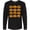 AB-Black, variant on Inktastic Halloween Pumpkin Faces Orange Long Sleeve T-Shirt