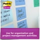 thumbnail image 5 of Sticky Notes Post-it Super Sticky Post-it, 6 cuadernos desplegables de 3 x 3 pulgadas, 5 of 9