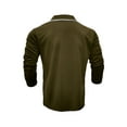 thumbnail image 3 of ZAXARRA Polo à Manches Longues pour Hommes, Col Rabattu, Couleur Contrastée, pour Usage Quotidien, 3 of 6