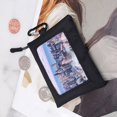 thumbnail image 3 of Fashion Coin Purse Women Mini Change Purses Coin Pocket Wallets Card Holder Zipper Pouch Card Holder Wallet,Black, 3 of 5