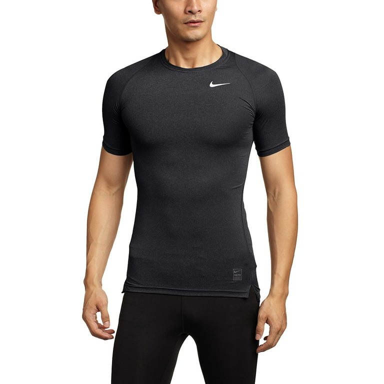NIKE Men's Pro Short-Sleeved Shirt - Walmart.com