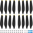 thumbnail image 1 of YISITIAN 16 Pcs Hélices Mises à Niveau Compatibles avec DJI Mini 3 Pro/Mini 4 Pro Pales Accessoires de Remplacement Faible Bruit & Libération Rapide - Or CJ919-67698, 1 of 8
