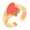 5, variant on Simple Rings Adjustable Opening Heart Shape Fashion Geometric Rings Alloy Texture Suitable for Wedding and Parties
