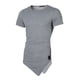 thumbnail image 1 of Camiseta holgada irregular rasgada para hombre Camiseta de manga corta con agujero ahuecado sidaley FS7772-16, 1 of 4