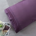 thumbnail image 4 of Yesbay 2Pcs Queen Solid Color Bed Pillow Case Cushion Cover Bedroom Decor Queen, 4 of 7