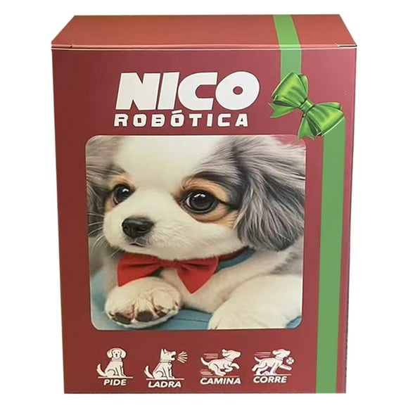 2025 New Robot Dog, AI Robotic Dog, Nicoo - My Realistic Robot Puppy That Acts Like a Real Puppy - Walking, Barking, Tail Wagging Grey