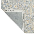 thumbnail image 3 of LR Home Viane Blythe Blue/Taupe Vintage Floral Wool Area Rug, 7'9" x 9'9", 3 of 8